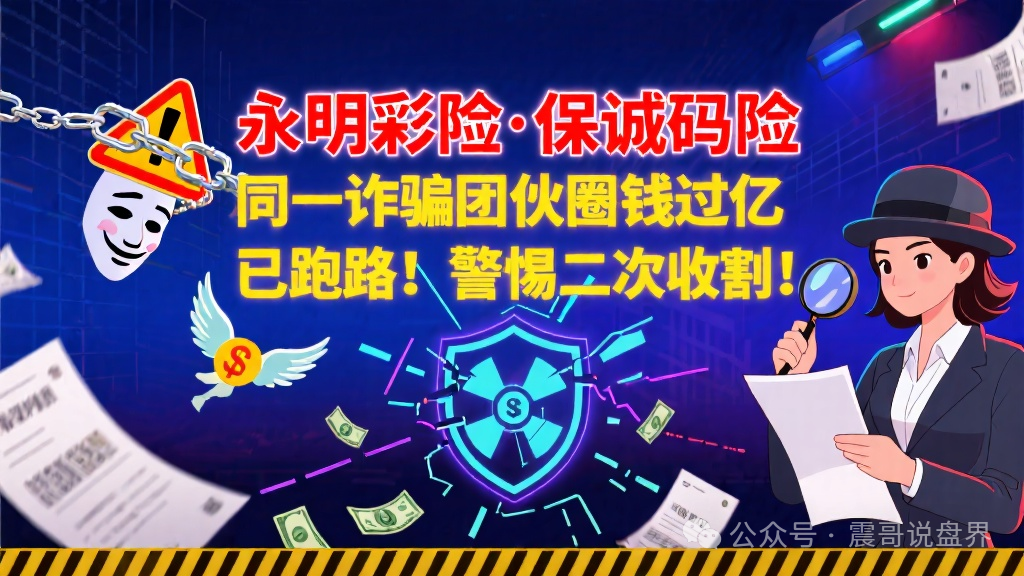 【永明彩险和保诚码险】同一诈骗团伙，圈钱过亿已经跑路，警惕二次