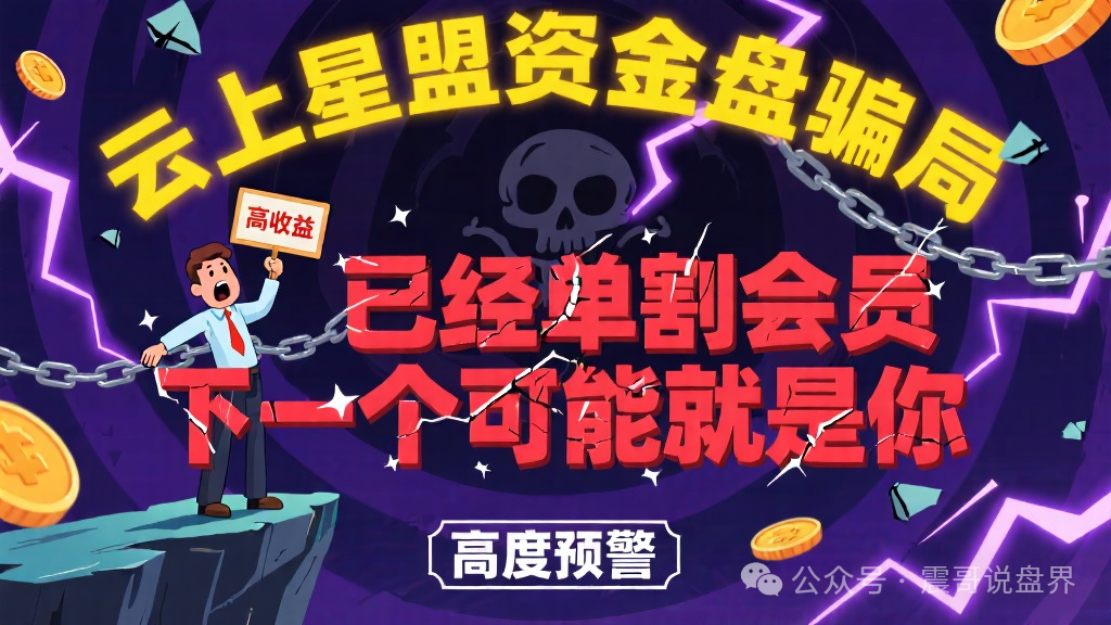 【云上星盟】资金盘骗局已经单割会员，下一个可能就是你，高度预警