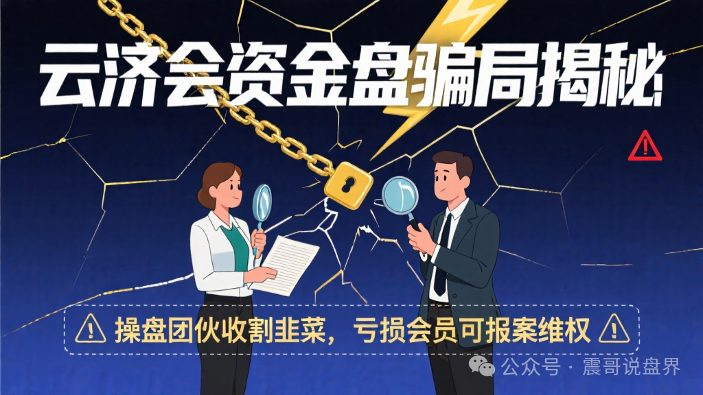 【云济会】资金盘骗局揭秘：操盘团伙收割韭菜，亏损会员可报案维权