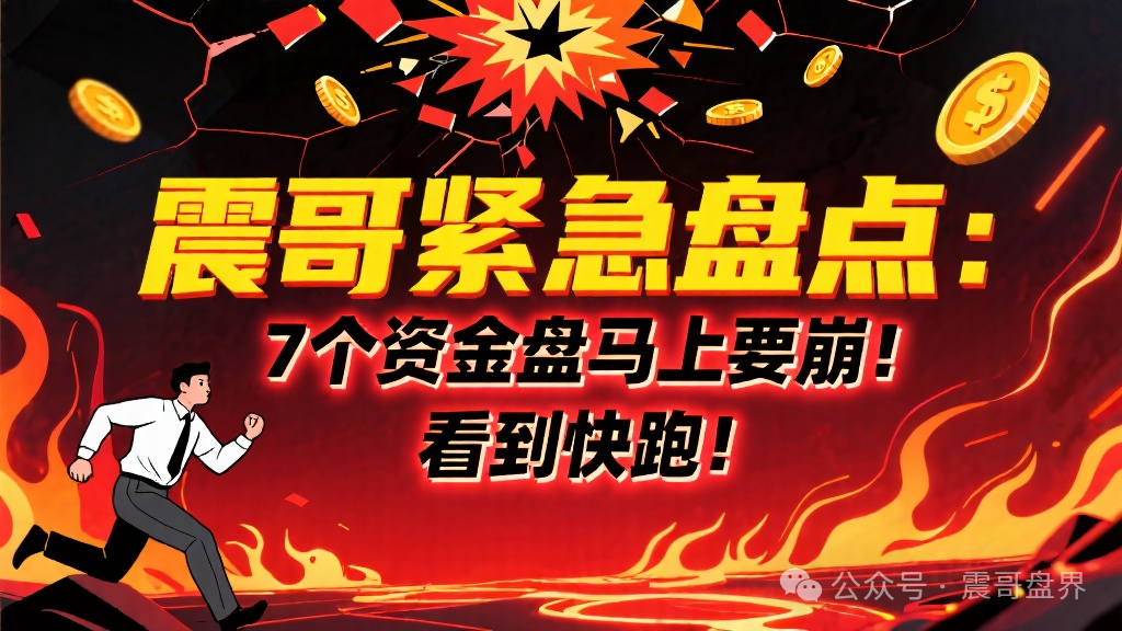 紧急盘点：10月16日这7个资金盘马上要崩！看到快跑！