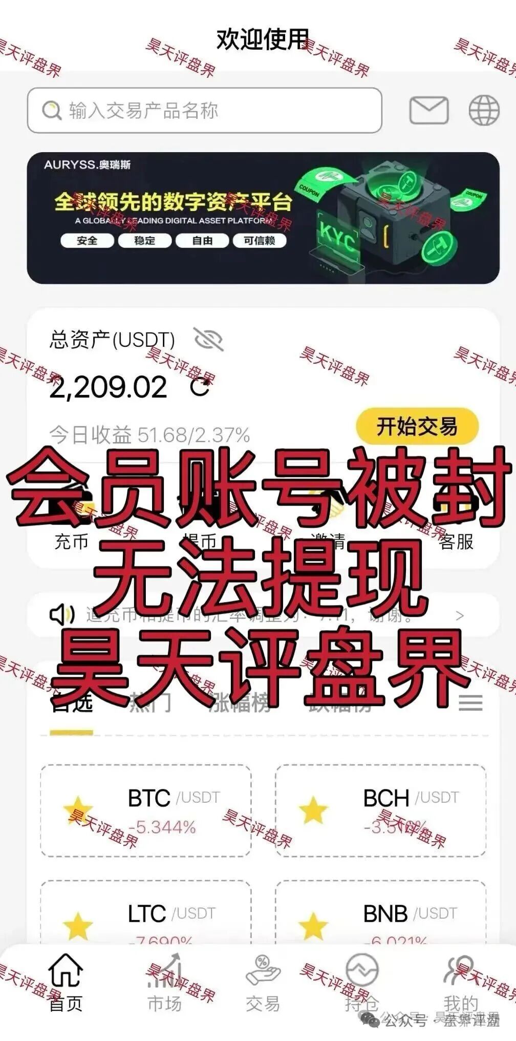 【奥瑞斯交易所(智言团队)】合约跟单类资金盘骗局,老卓改名老陆