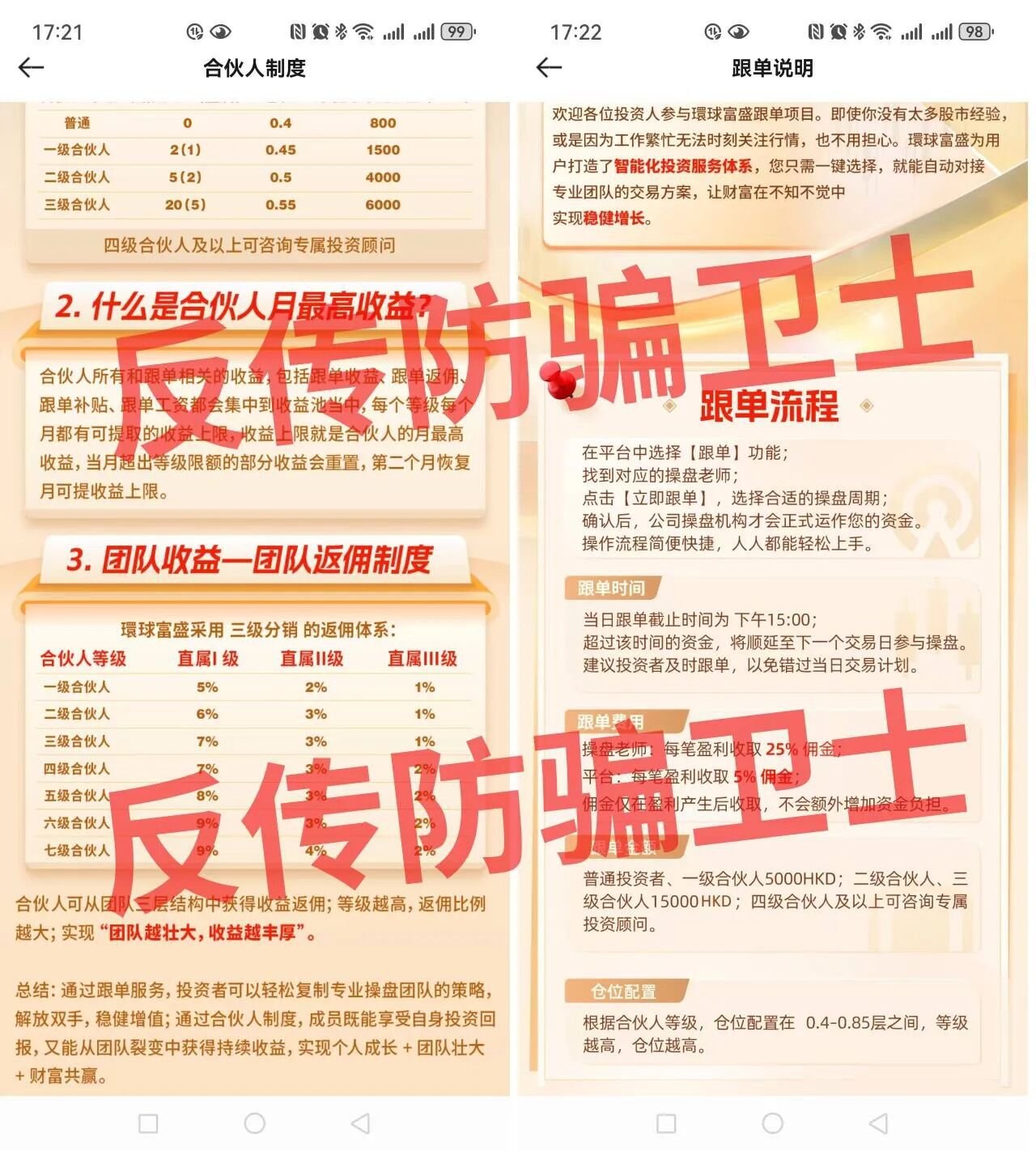 【环球富盛】是典型的套牌股票跟单类资金盘骗局，本质是庞氏 + 传销，已被多